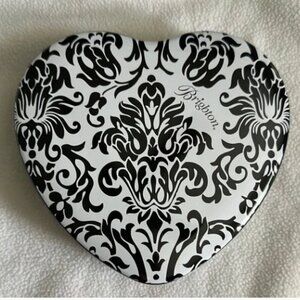 Brighton Heart Tin with Black and White Design